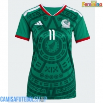 Camisa de time de futebol México Santiago Gimenez #11 Replicas 1º Equipamento Feminina Mundo 2026 Manga Curta